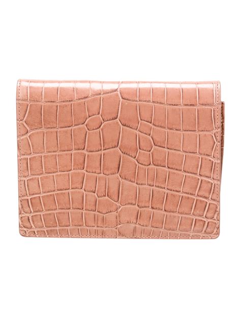 bottega veneta crocodile wallet.